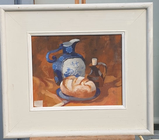 Delft Jug with Bread and Oil