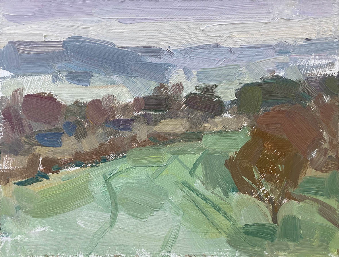 Frosty landscape