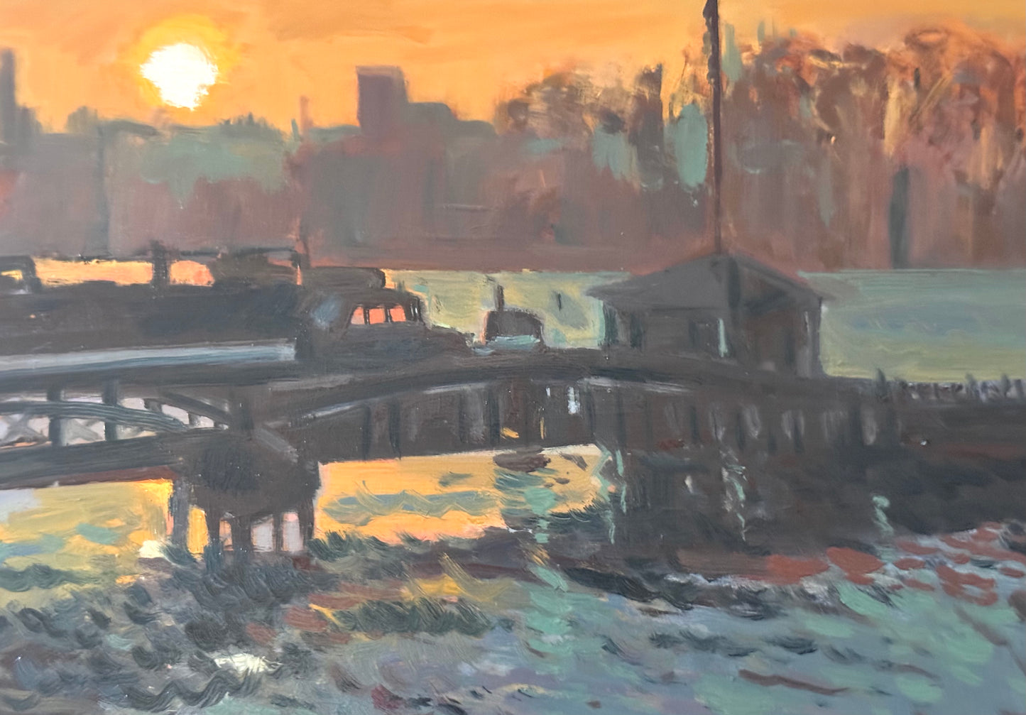 Early morning Cadogan Pier