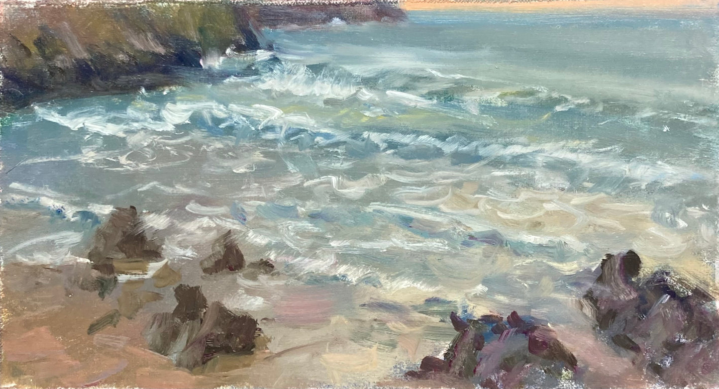 Incoming waves, North Devon