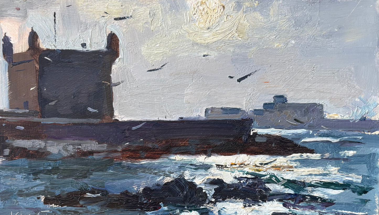 Backlit Fort, Essouiria