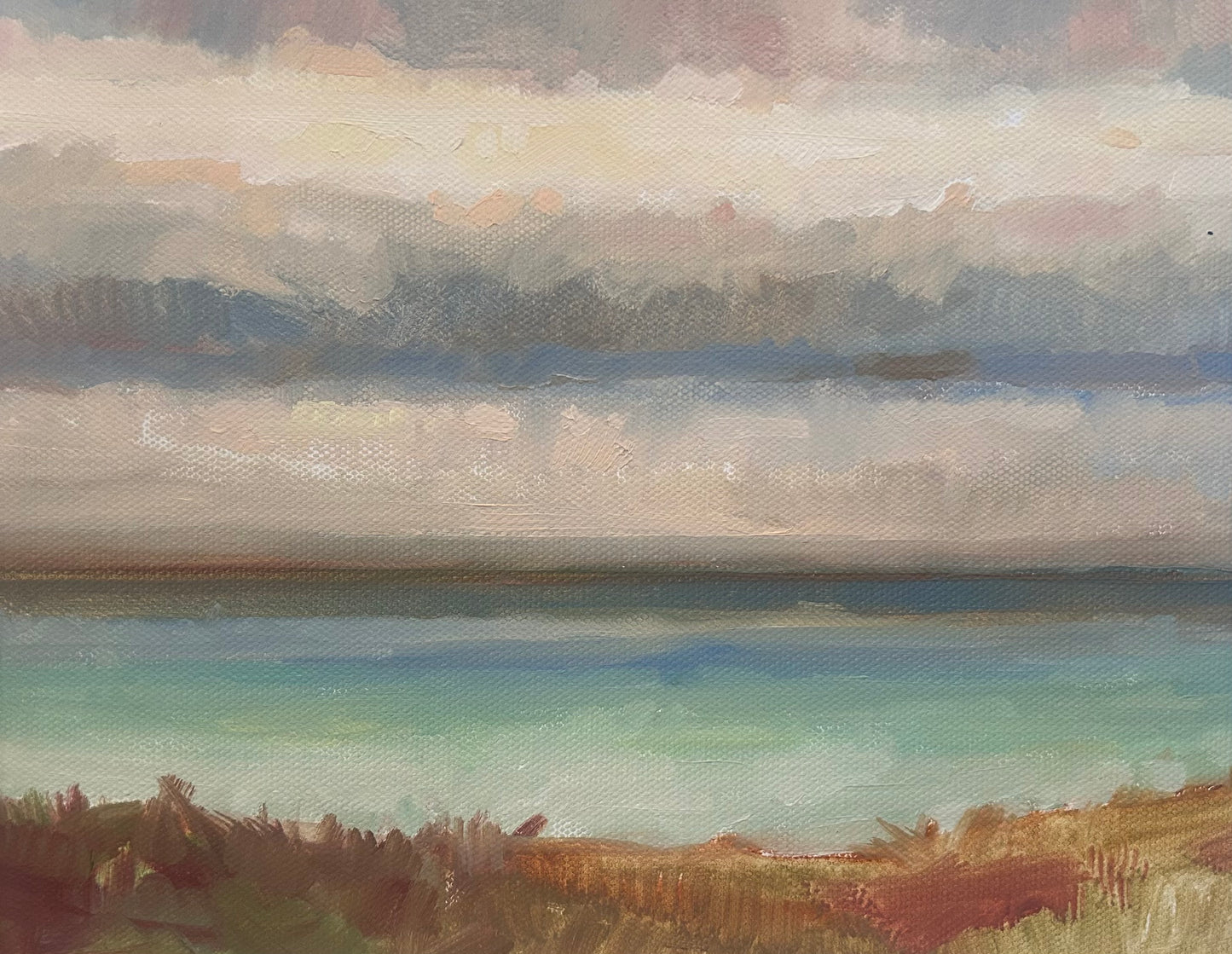 A break in the clouds