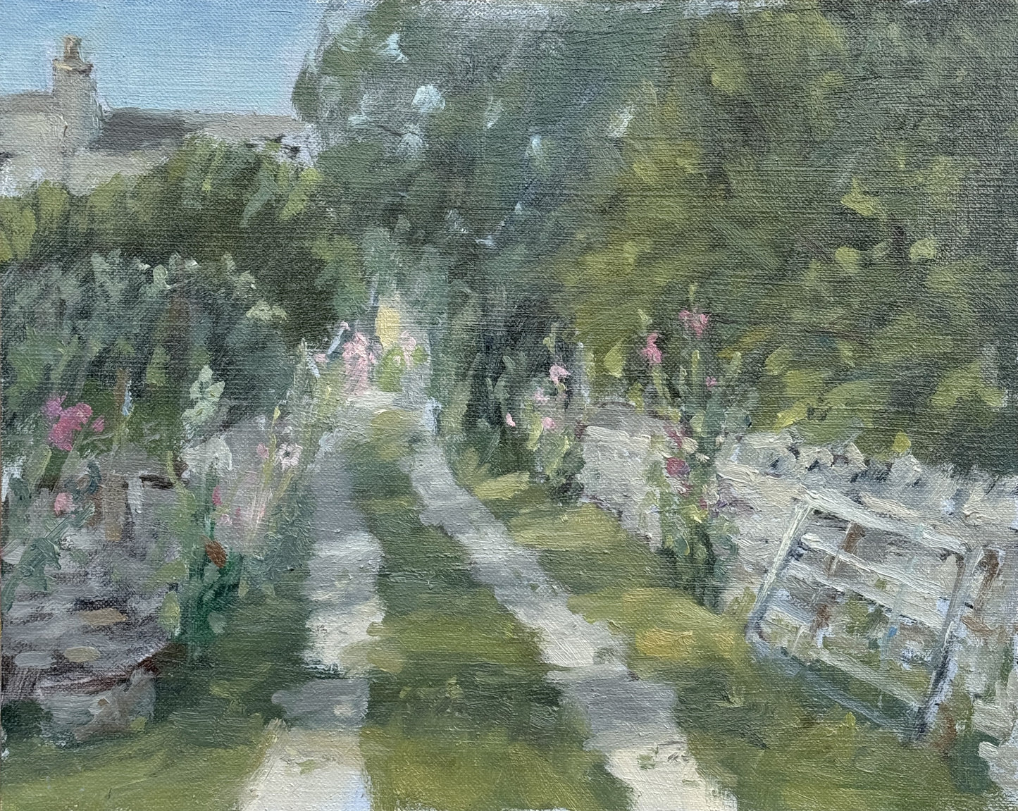 Hollyhocks, Minster Lovell