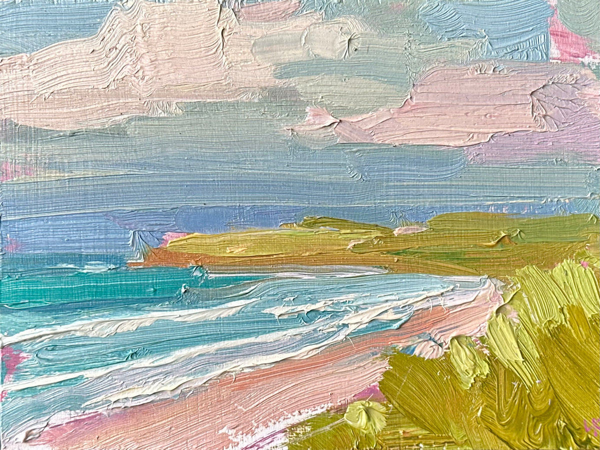 Pink Clouds above the Sea