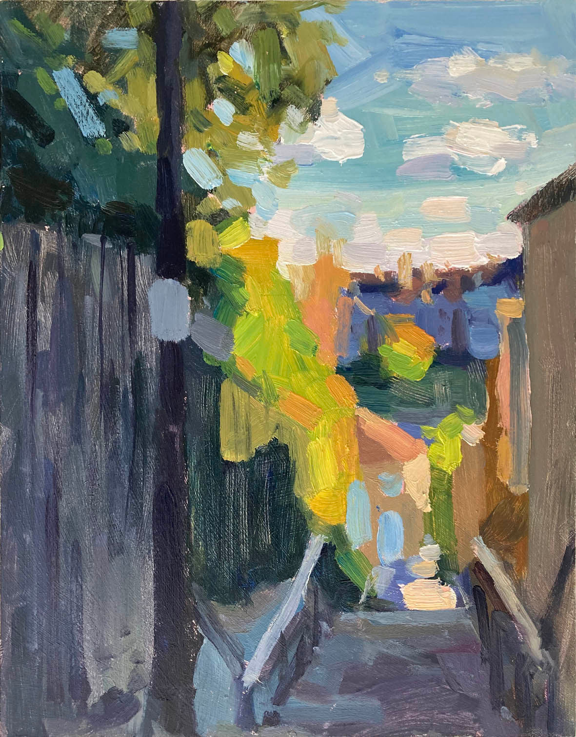 Walk on sunny autumn day, Bath