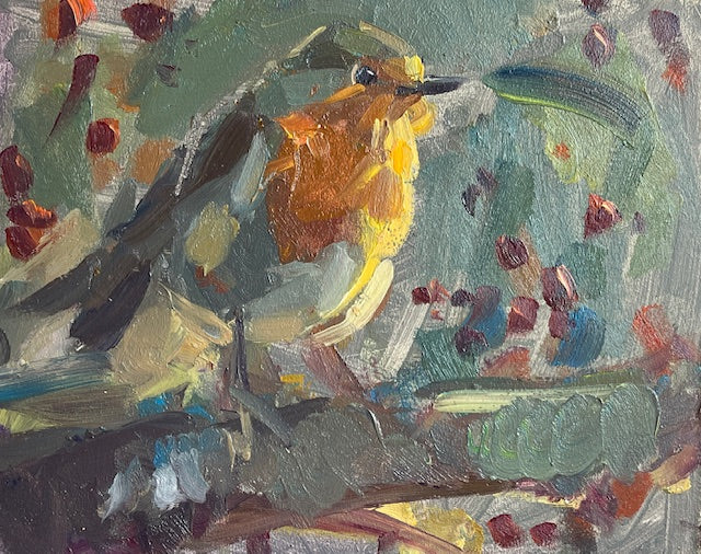 Seated Robin