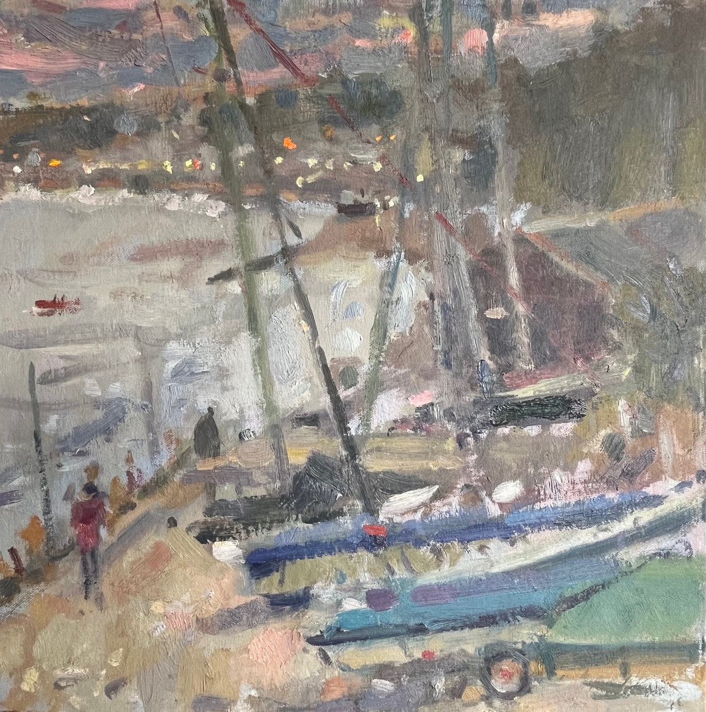 By the Sailing club, dusk