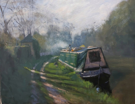 Spring morning on the canal
