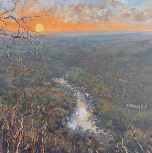 River at sunrise ii