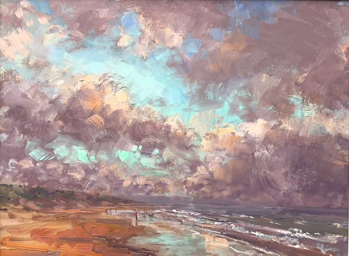 Blustery day at the beach