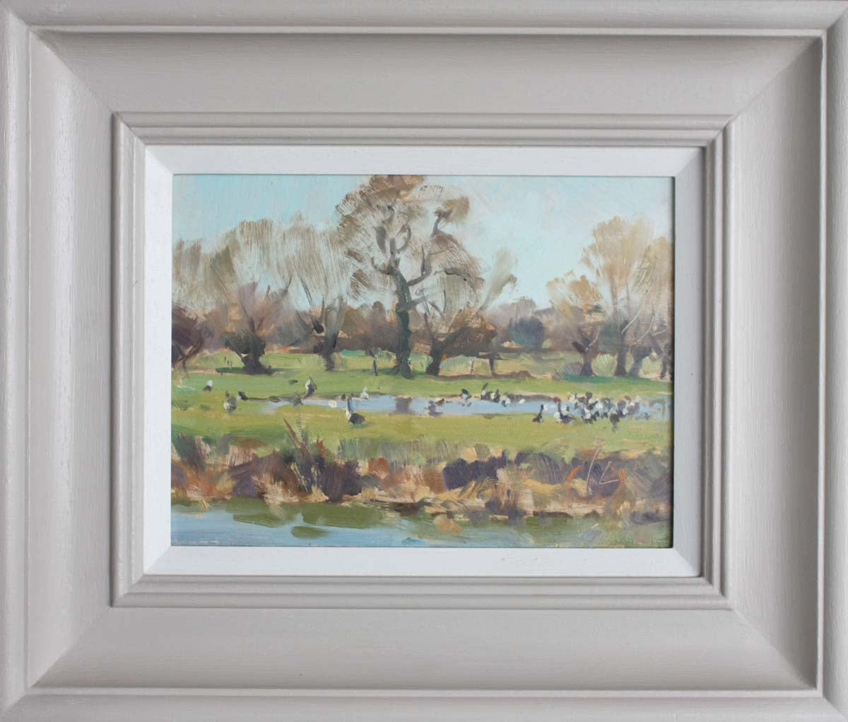 Geese Gathering, Passenham
