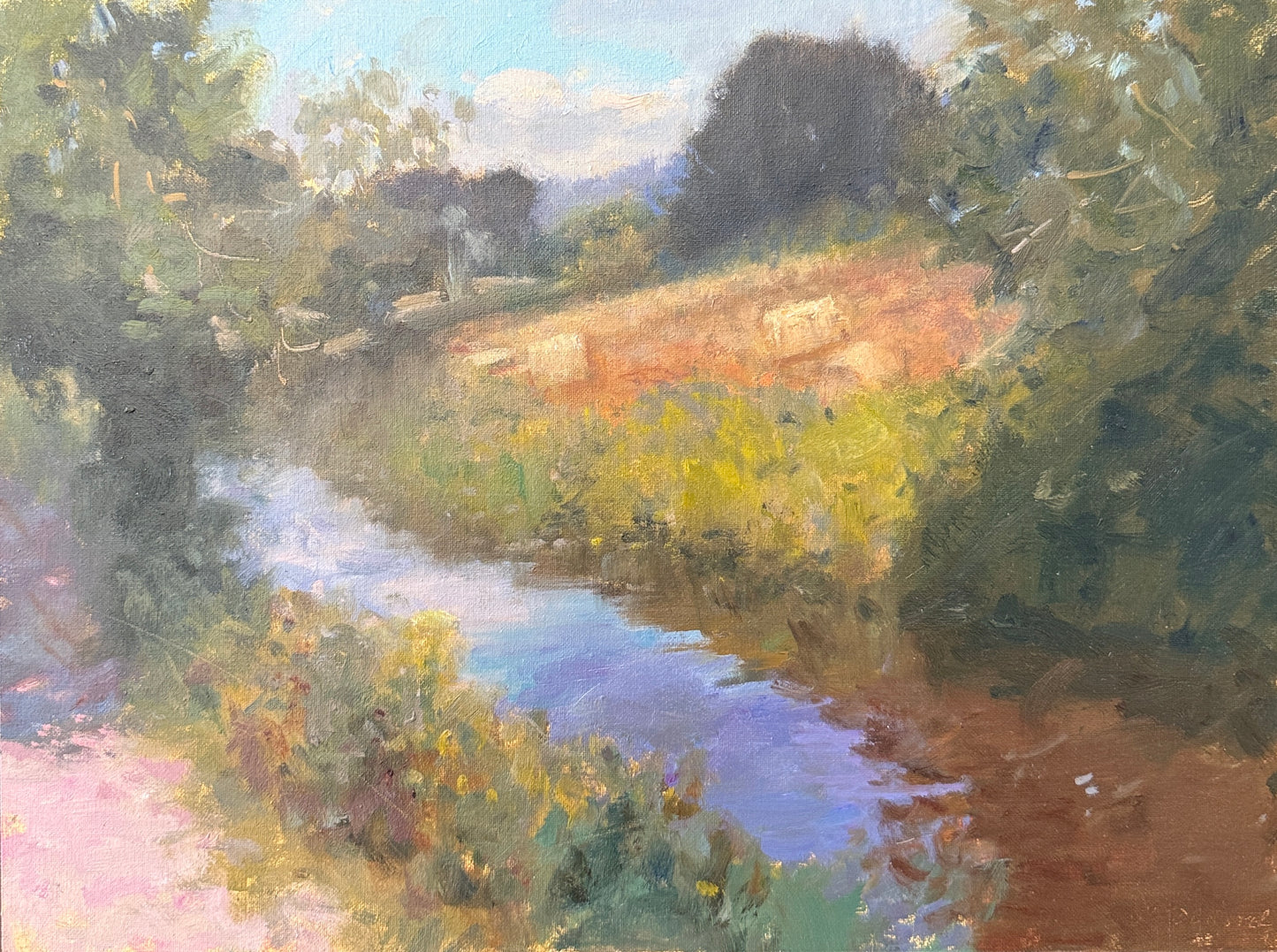 Summer’s heat by the canal