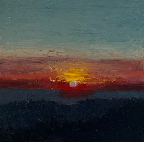 Blazing Sunset Last Light