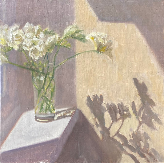 Freesias and shadows