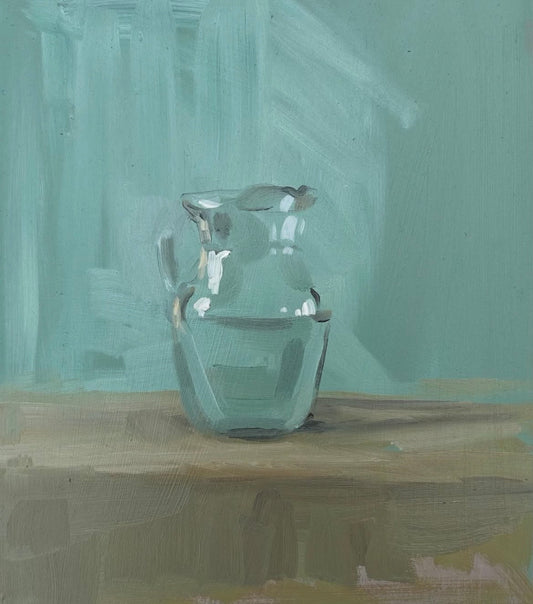 Glass Milk Jug