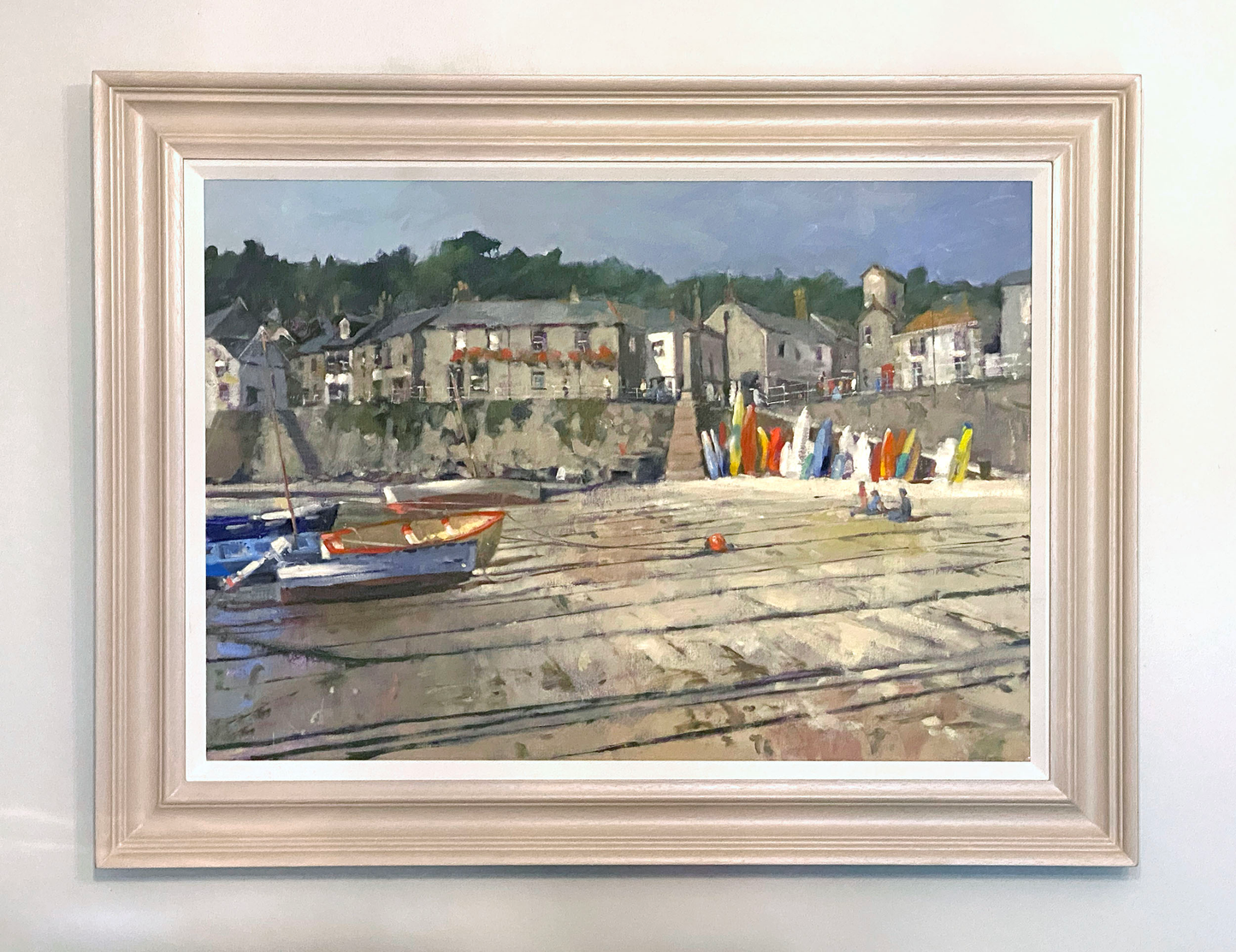 Mousehole, boats and lines