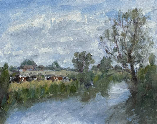 Cows by the Thames, Lechlade