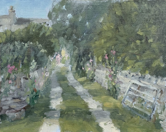Hollyhocks, Minster Lovell
