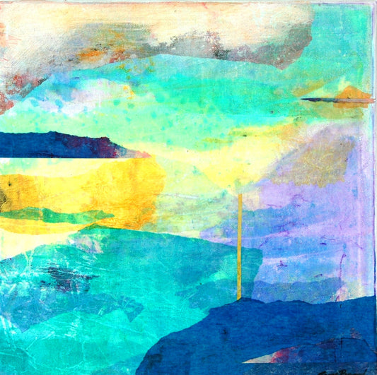 Purple and Green Landscape