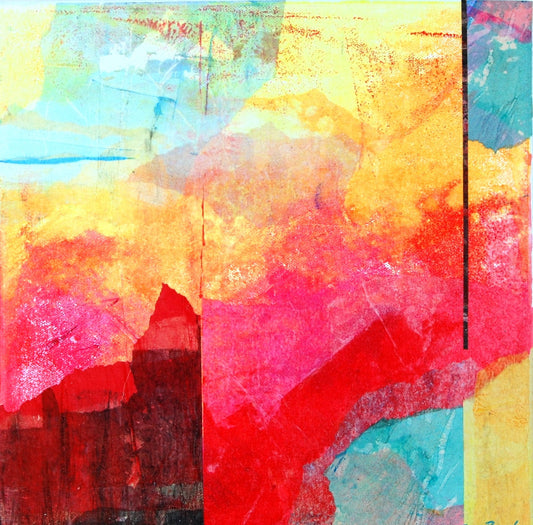 Red and Orange Landscape