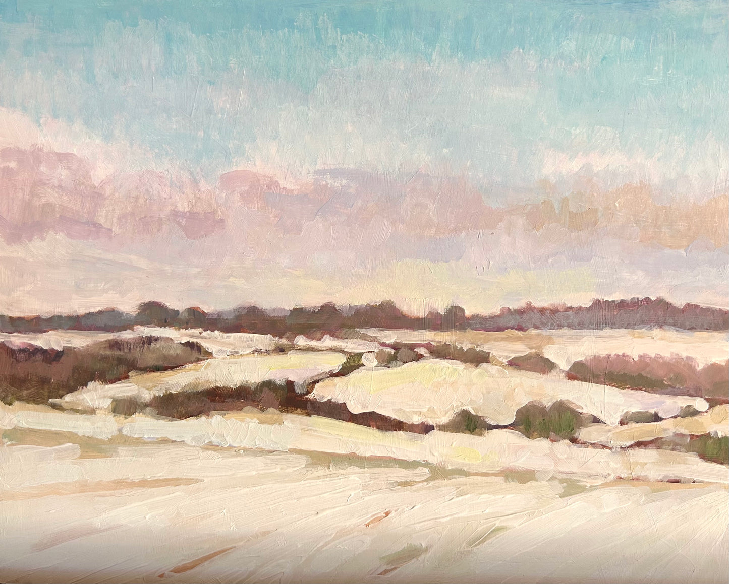 Snow in the valley