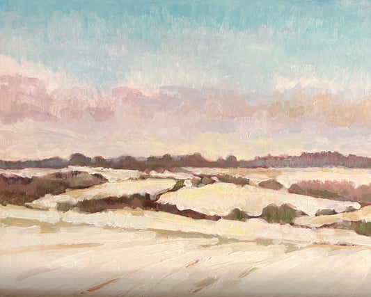 Snow in the valley
