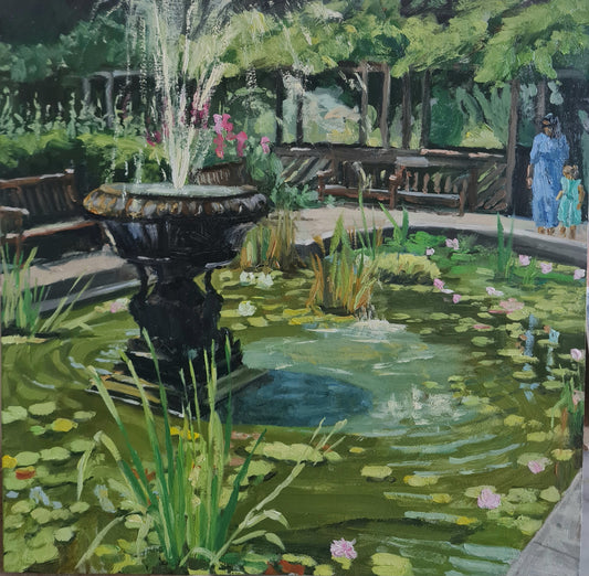 Waterlillies at the old English garden