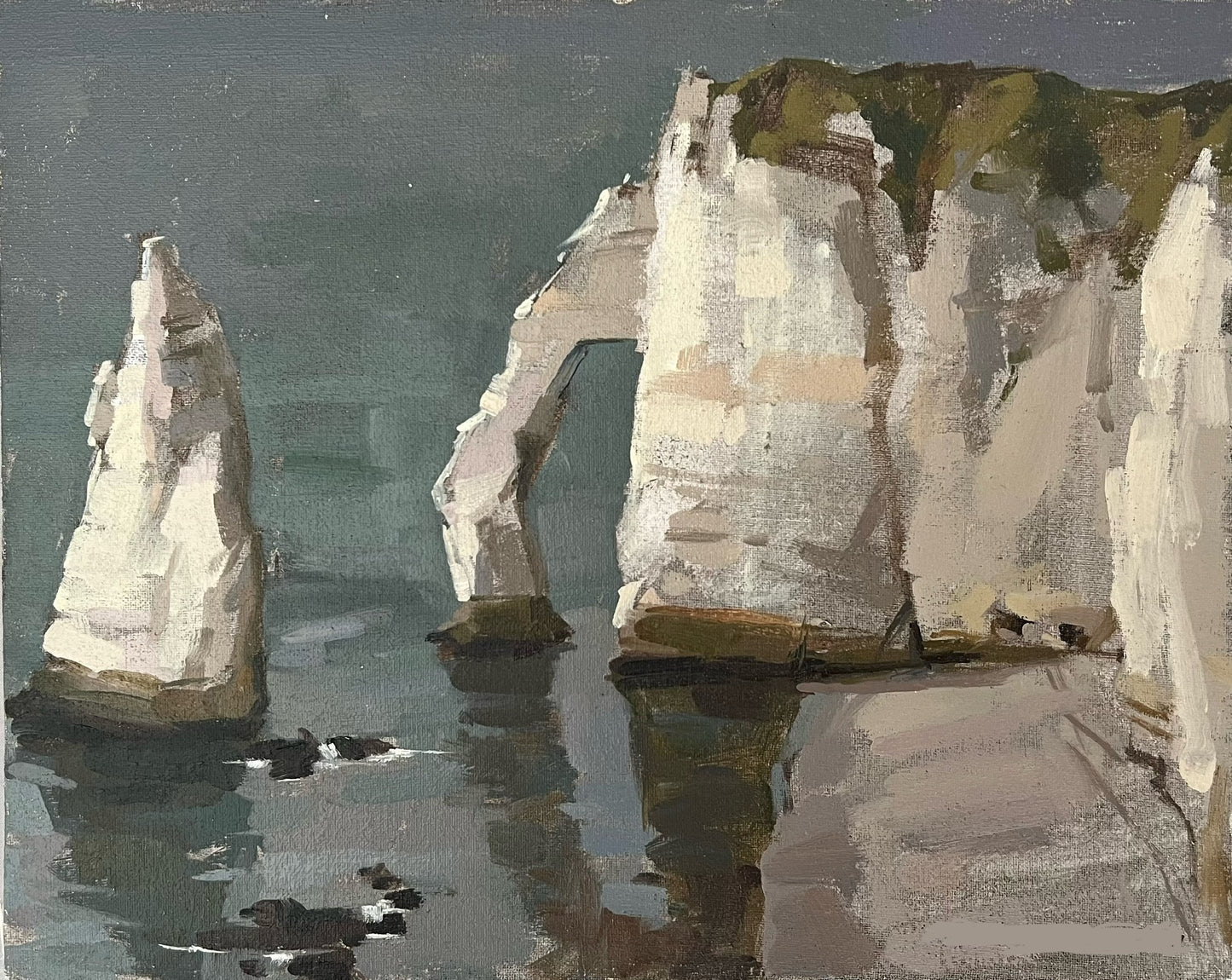 White cliffs at Etretat