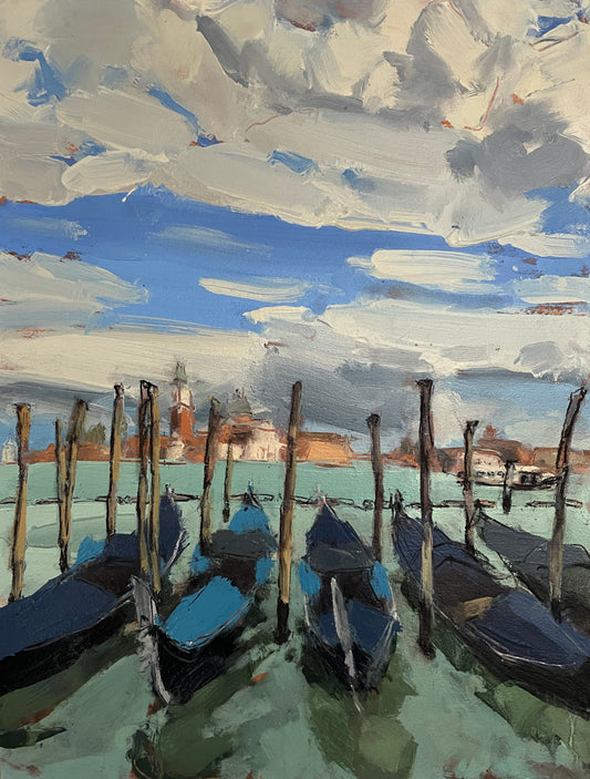 Gondolas, Guidecca Canal, Venice III