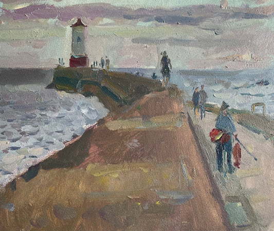 By the lighthouse